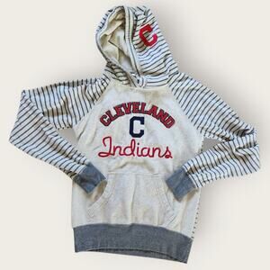 Cleveland Indians Hoodie Women's Sz S Soft As a Grape Long Sleeve Baseball